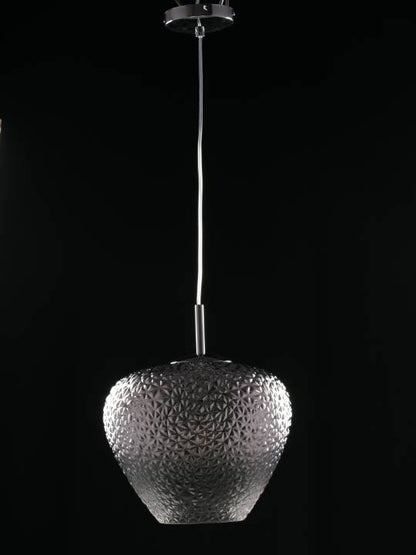 Aurelia Diamond Fade Pendant – Chrome & Glass (E27)