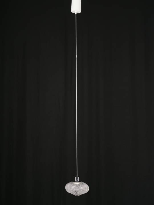 Lucina Pendant – Clear Handmade Glass Globe (4W LED)