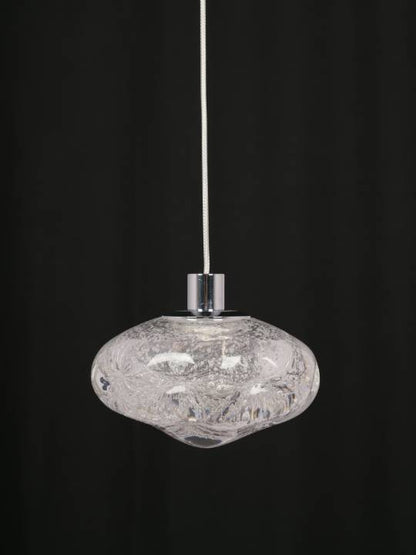 Lucina Pendant – Clear Handmade Glass Globe (4W LED)