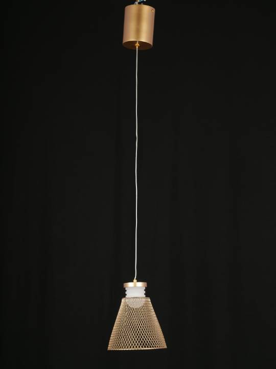 Golden Arc – Elegant Gold LED Pendant (6W)