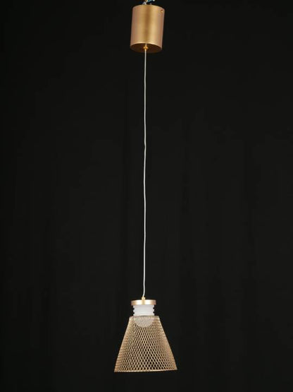 Golden Arc – Elegant Gold LED Pendant (6W)