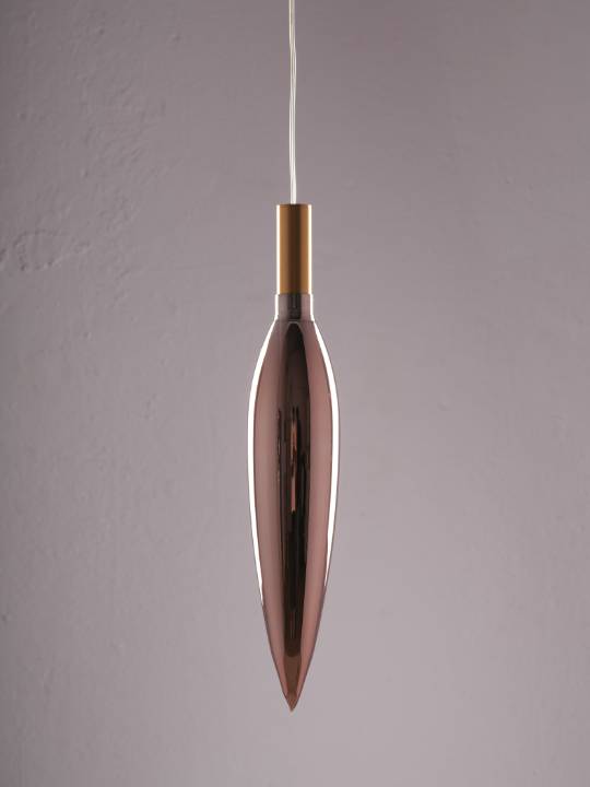 Linéa Glow – Rose Gold & Matte Gold Slim LED Pendant (4.3W)