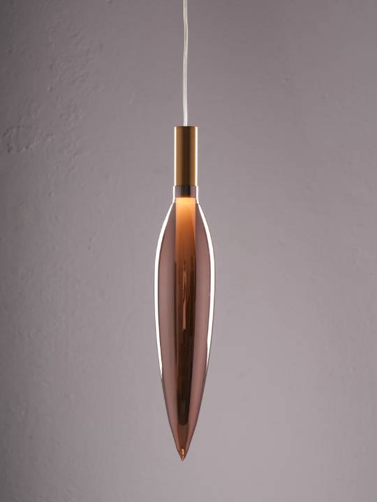 Linéa Glow – Rose Gold & Matte Gold Slim LED Pendant (4.3W)