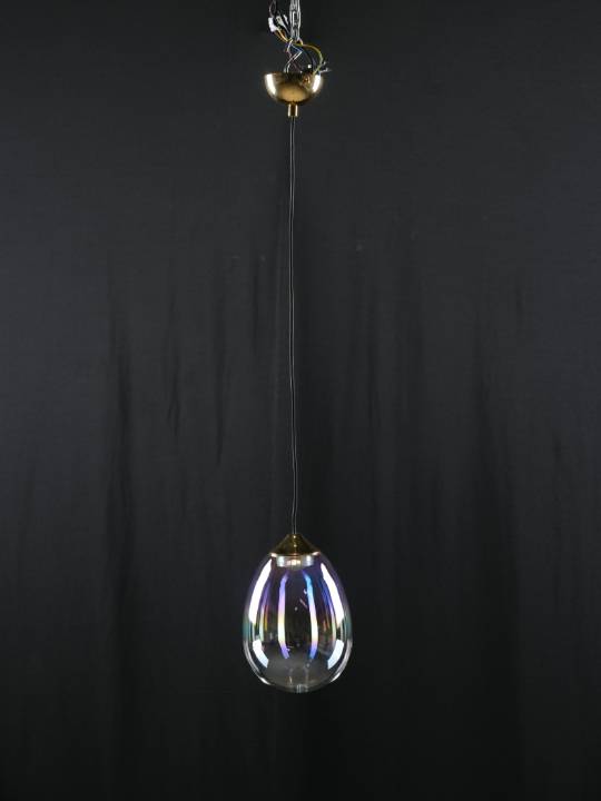AuraBloom – Rainbow Glass Pendant Light (6W LED)