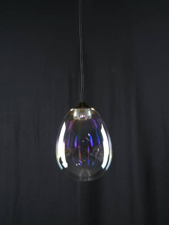 AuraBloom – Rainbow Glass Pendant Light (6W LED)