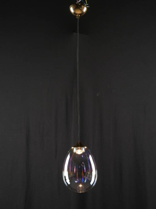 AuraBloom – Rainbow Glass Pendant Light (6W LED)