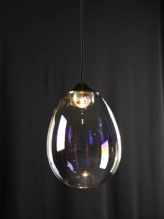 AuraBloom – Rainbow Glass Pendant Light (6W LED)