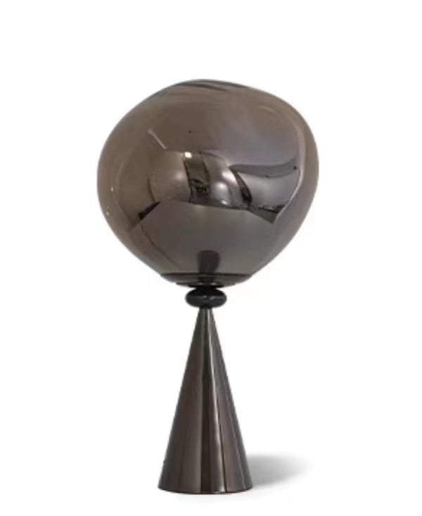 Smoky Aura Table Lamp – Smoky Finish with Acrylic Diffuser
