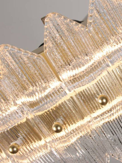 Gold Linear LED Wall Light – Modern Acrylic & Glass Blend (15W)