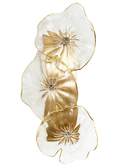 Clear Glass Glow Wall Light – Copper Finish