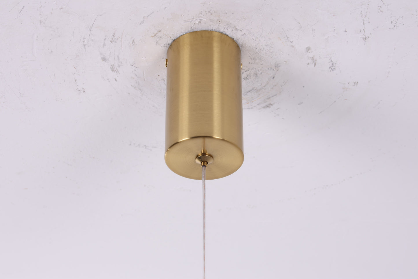 Brass Pendant Light with Acrylic Diffuser