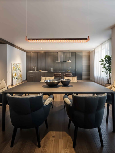 Solaro Luxe – Crystal Linear Pendant Light (24W LED)