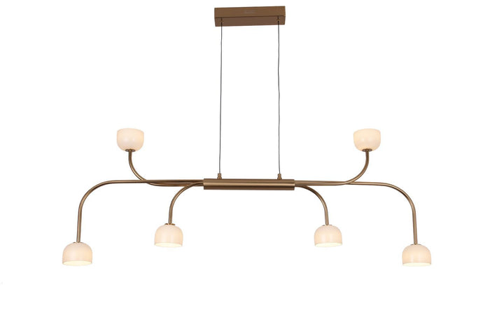 Antique Copper Linear Pendant Light